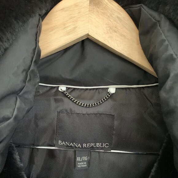 Banana Republic Down Water-Resistant Faux Fur Trim Parka - Picture 11 of 16